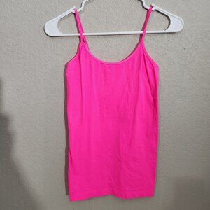 So Top Juniors Medium Pink Perfect Cami Sleevleess Tank Camisole